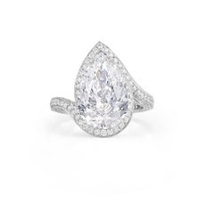 GIA Certified 3.00 Ct Diamond Internally Flawless 18K Gold Ring