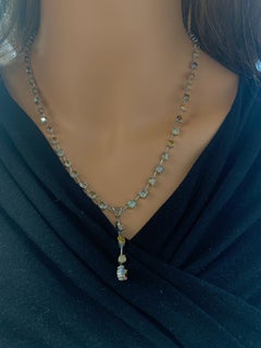 GIA Certified 30.05 Carat Total Natural Fancy Brown Yellow Diamond Necklace