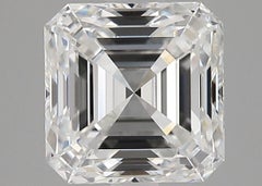 GIA-Certified 3.01 Carat Asscher Cut G Color VVS2 Clarity Loose Diamond