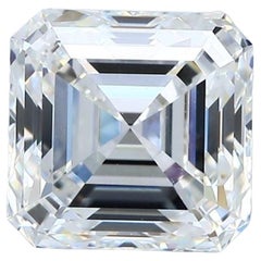 GIA-Certified 3.01 Carat Asscher Cut G Color VVS2 Clarity Loose Diamond