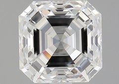 GIA-Certified 3.01 Carat Asscher Cut H Color VVS2 Clarity Loose Diamond