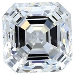 GIA-Certified 3.01 Carat Asscher Cut H Color VVS2 Clarity Loose Diamond
