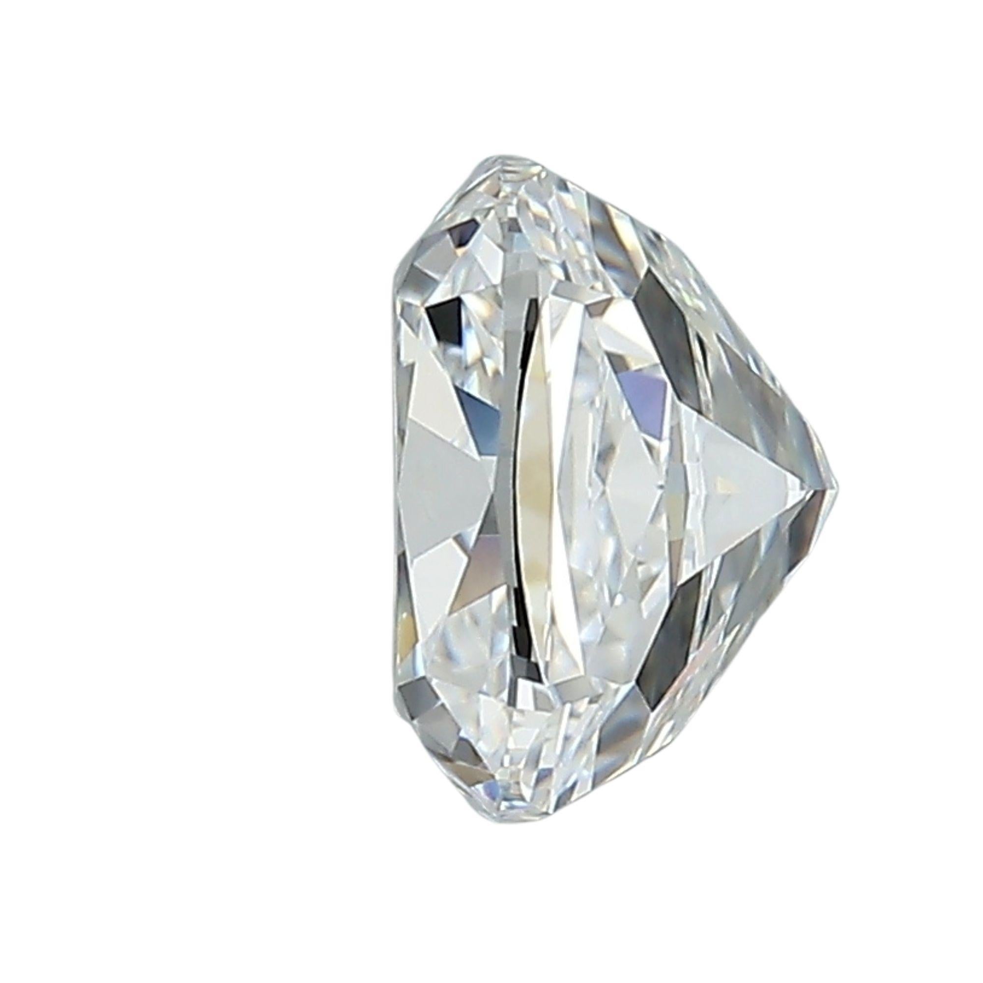 Taglio cuscino GIA Certified 3.01 Carat Cushion Cut E Color VVS1 Clarity Loose Diamond in vendita
