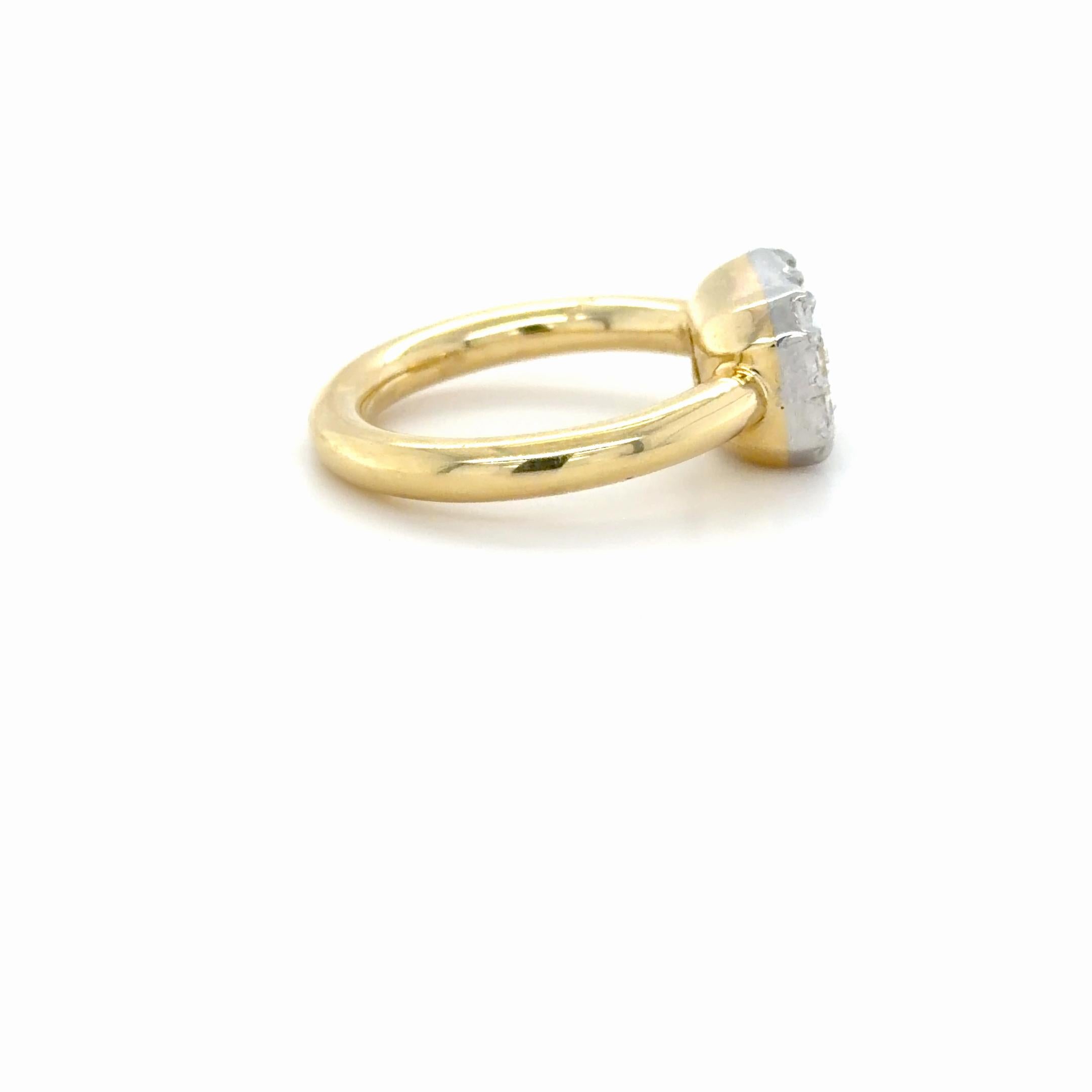 Bague en diamant certifié GIA de 3,01 carats, taille émeraude Excellent état - En vente à Chicago, IL
