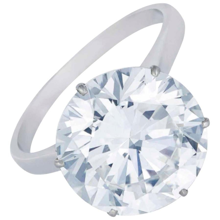 GIA Certified 3.50 Carat Solitaire Ring