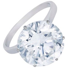 GIA Certified 3.50 Carat Solitaire Ring 