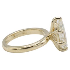 GIA Certified 3.01 Carat M VS2 Marquise Natural Diamond Engagement Ring