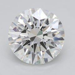 GIA Certified 3.01 Carat Round Solitaire Classic  Diamond Ring