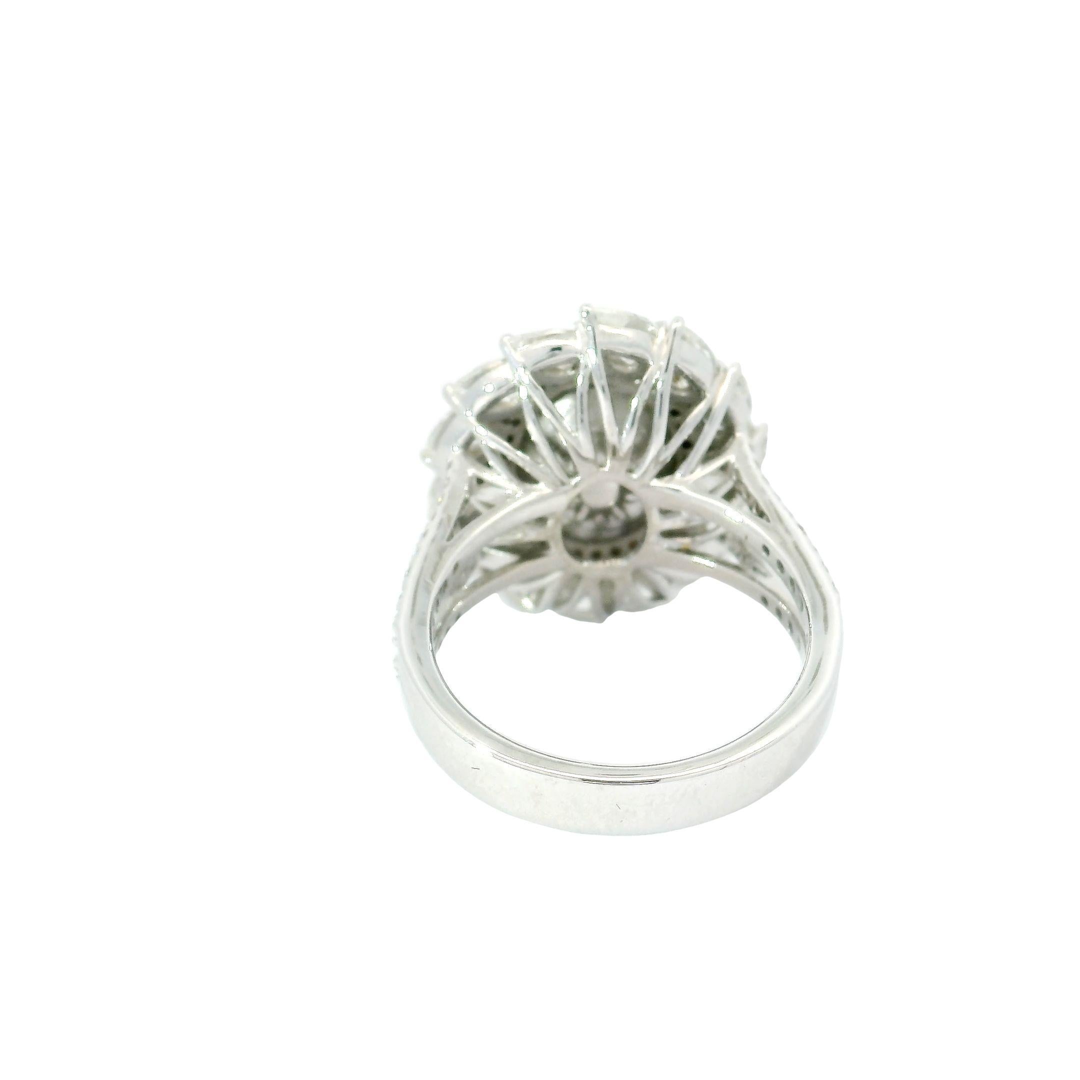Women's or Men's GIA Certified 3.01 Ct Fancy Light Brownish Greenish yelow I1Clarity Diamond Ring