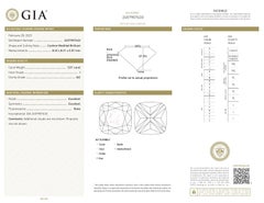 GIA Certified 3.01ct Cushion Diamond I SI2 Loose or Set in Solitaire Ring