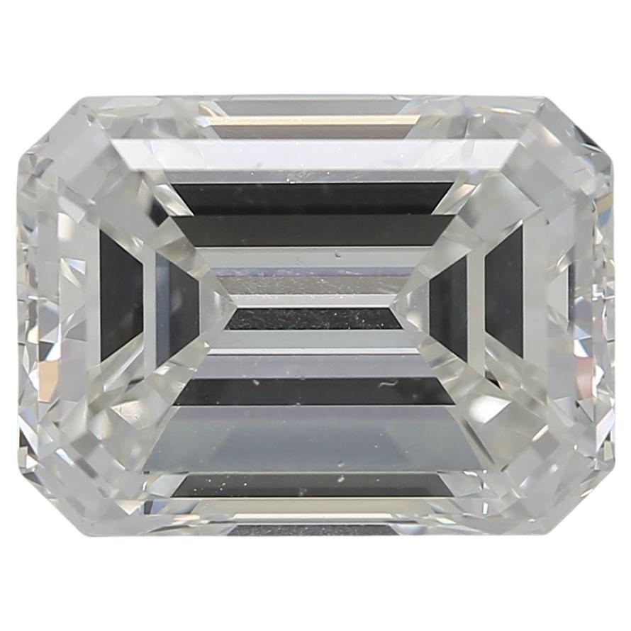 GIA zertifiziert 3,01ct Smaragdschliff Diamant VS2 lose oder in Solitär Ring gesetzt