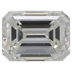 GIA zertifiziert 3,01ct Smaragdschliff Diamant VS2 lose oder in Solitär Ring gesetzt