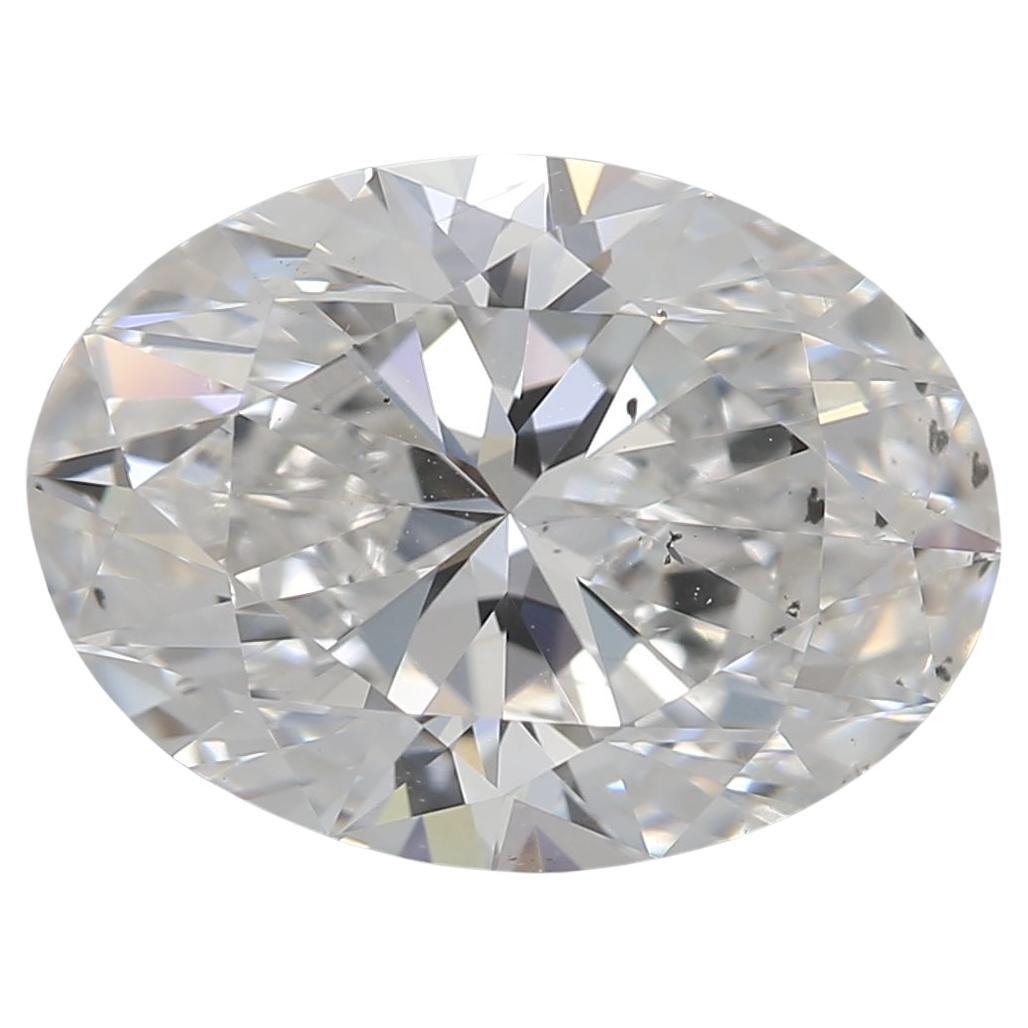 GIA zertifiziert 3,01ct G SI1 Oval Diamant lose oder in Solitär-Ring gesetzt