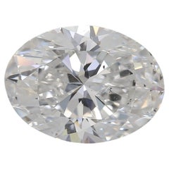 GIA zertifiziert 3,01ct G SI1 Oval Diamant lose oder in Solitär-Ring gesetzt