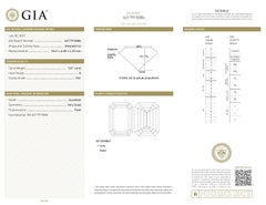 GIA Certified 3.01ct G VS1 Emerald Cut Diamond Loose or Set in Solitaire Ring