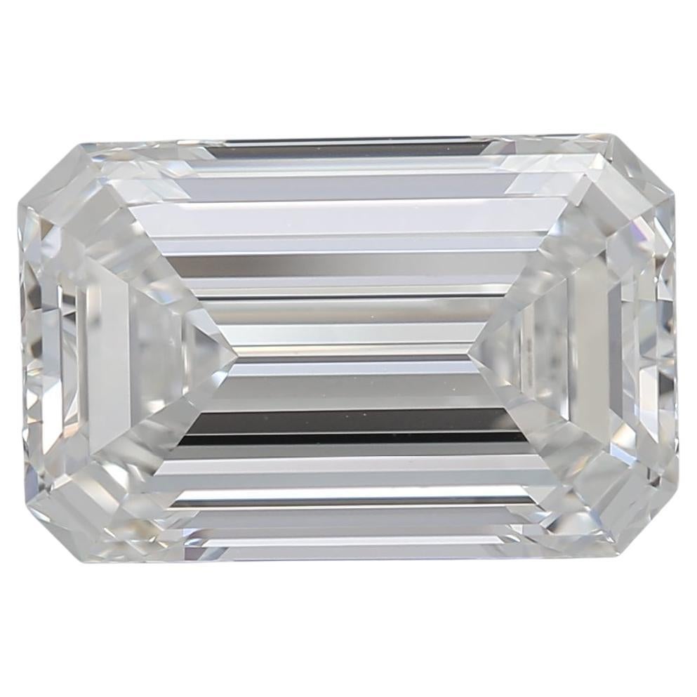 GIA zertifiziert 3,01ct G VS1 Smaragdschliff Diamant lose oder in Solitär-Ring gesetzt