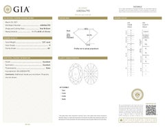 Diamante ovale certificato GIA 3,01ct H SI1 sciolto o incastonato in un anello solitario