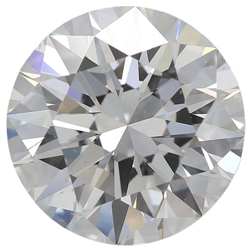 GIA zertifiziert 3,01ct H SI1 Runde Diamant lose oder in Solitär-Ring gesetzt