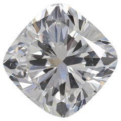 Diamante a cuscino certificato GIA 3,01ct H SI2 sciolto o incastonato in un anello solitario