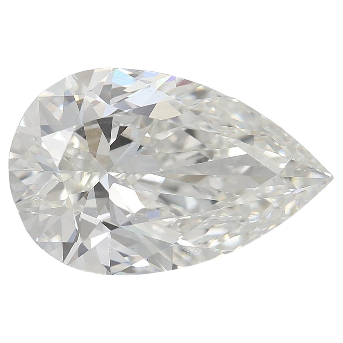 GIA Certified 3.01ct Pear Diamond I VS2 Loose or Set in Solitaire Ring (diamant poire I VS2 en vrac ou serti dans une bague solitaire)