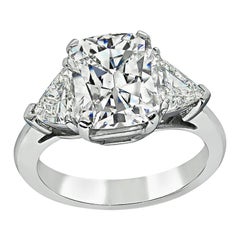 GIA Certified 3.02 Carat Diamond Engagement Ring