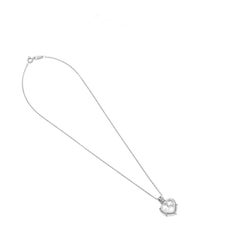 Collana con ciondolo in platino con diamante a forma di cuore da 3,02 carati certificato GIA