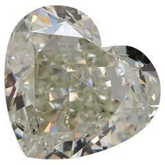 Diamante certificado por GIA de 3,02 quilates de color amarillo verdoso claro y claridad SI2