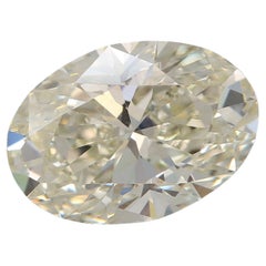 Diamante amarillo verdoso claro SI1 de 3,02 quilates certificado por GIA