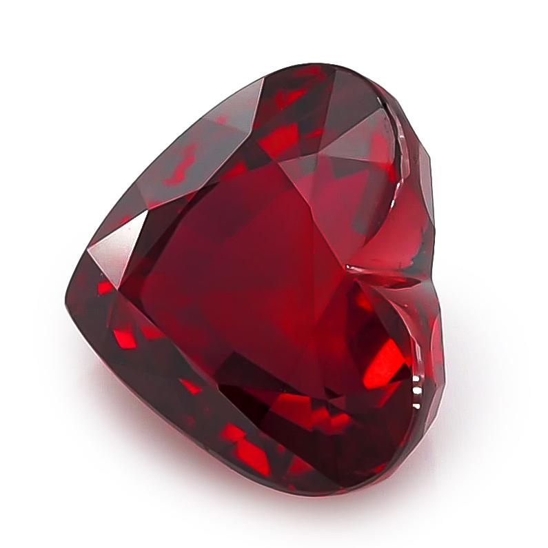 Brilliant Cut GIA Certified 3.02 Carat Natural Heated Mozambique Ruby For Sale