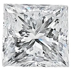 GIA Certified 3.02 Carat Princess Cut Natural Diamond