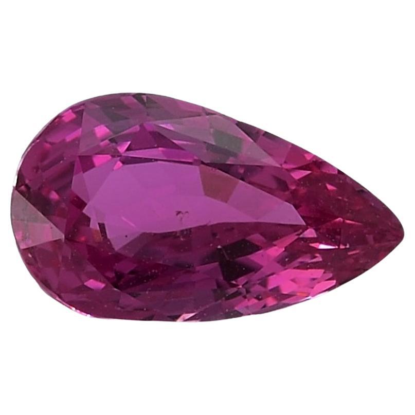 GIA Certified 3.02 Carats Heated Pink Sapphire  For Sale