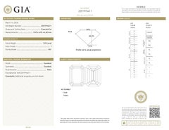 Diamante taglio smeraldo VS1 certificato GIA 3,02ct sciolto o incastonato in un anello solitario