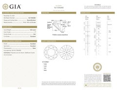 GIA Certified 3.02ct F VS2 Round Diamond Loose or Set in Solitaire Ring