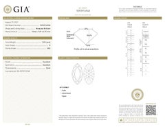 GIA Certified 3.02ct Marquise H VS2 Diamond Loose or Set in Solitaire Ring