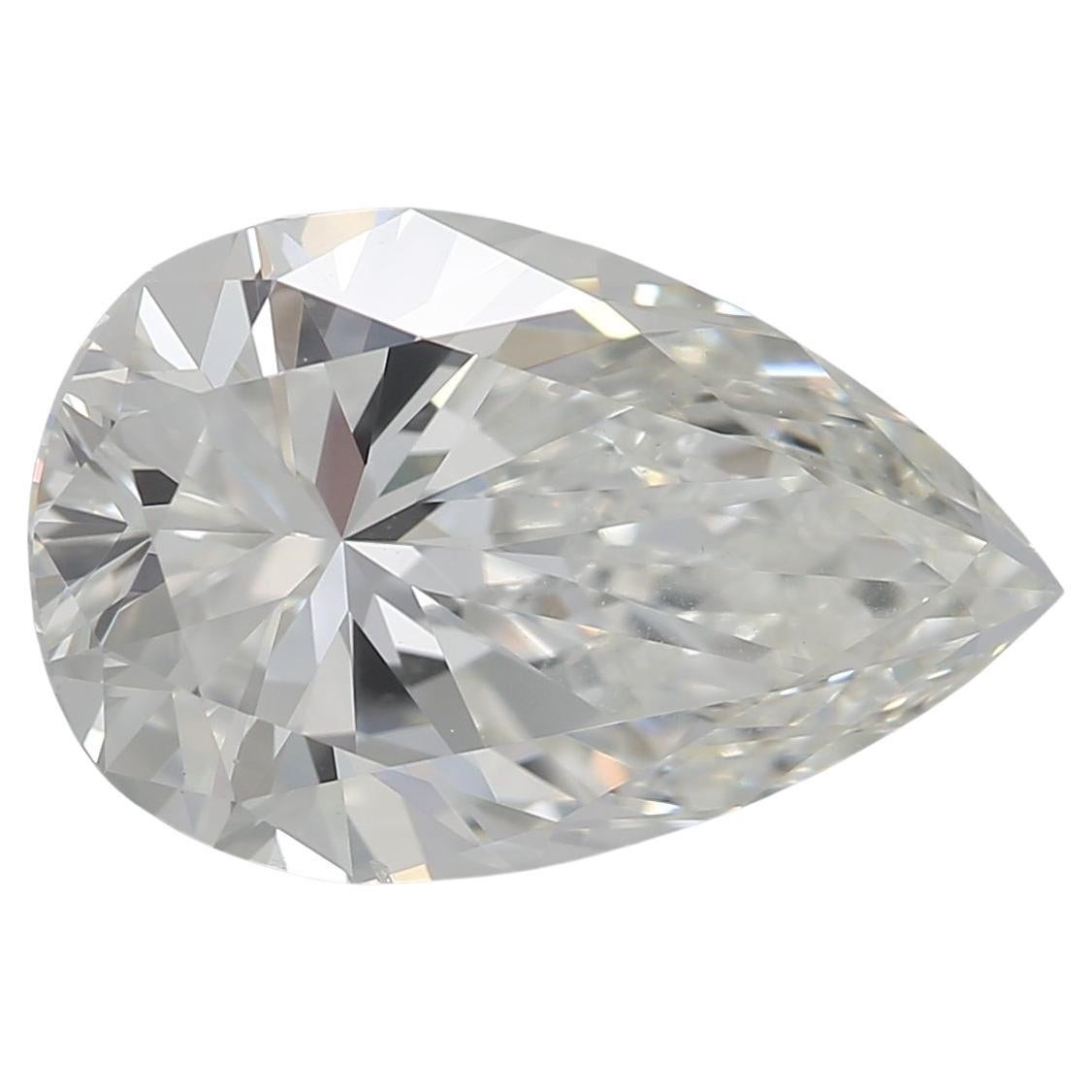 GIA Certified 3.02ct Pear I VS2 Natural Diamond Loose or Set Solitaire Ring