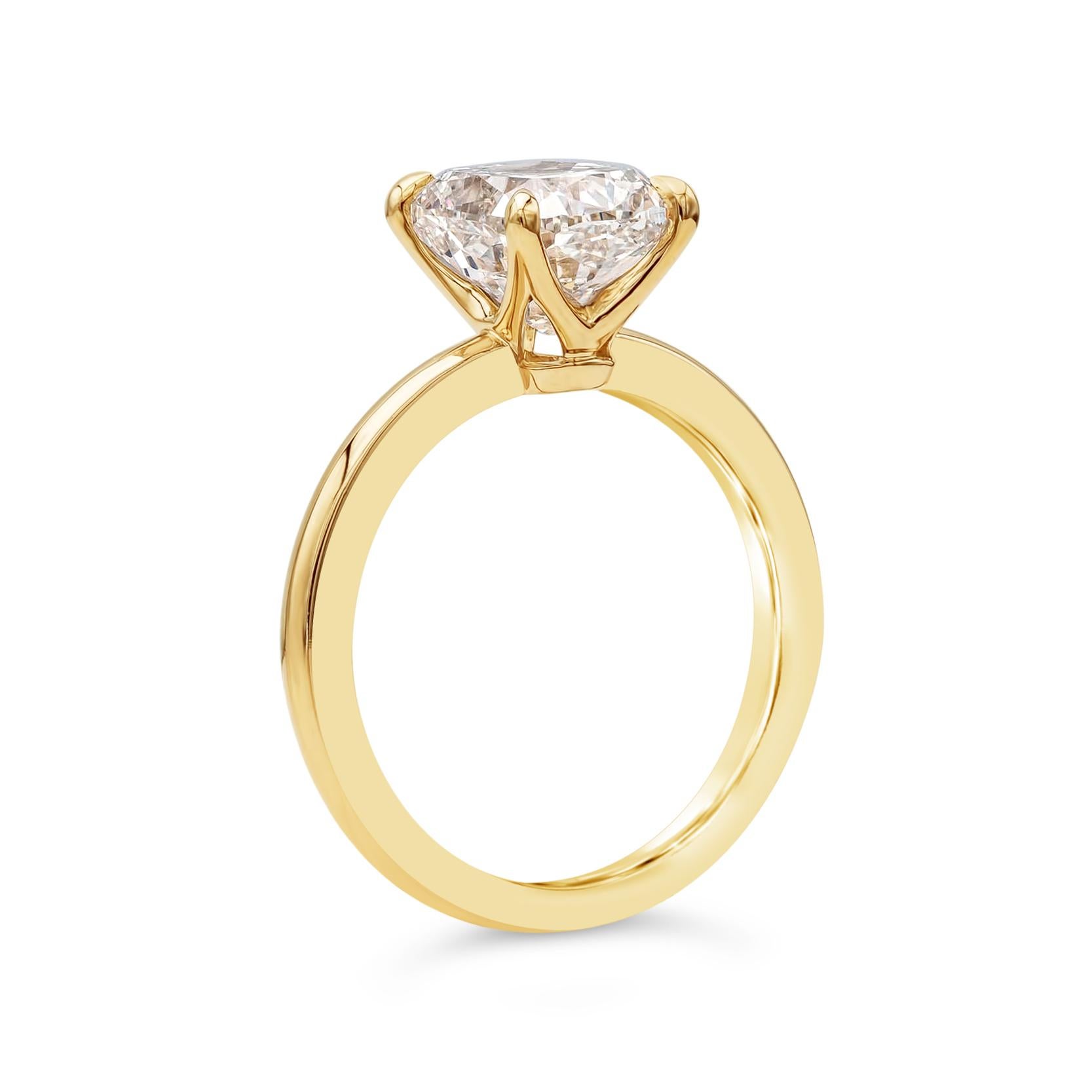 cushion cut solitaire engagement rings