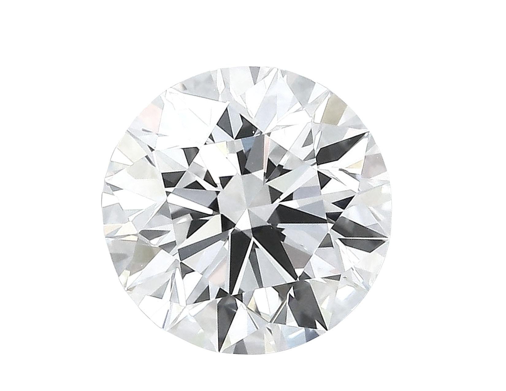 Contemporary GIA Certified 3.51 Ct Round Cut Diamond Ring D Color VVS1 Clarity with Halo For Sale