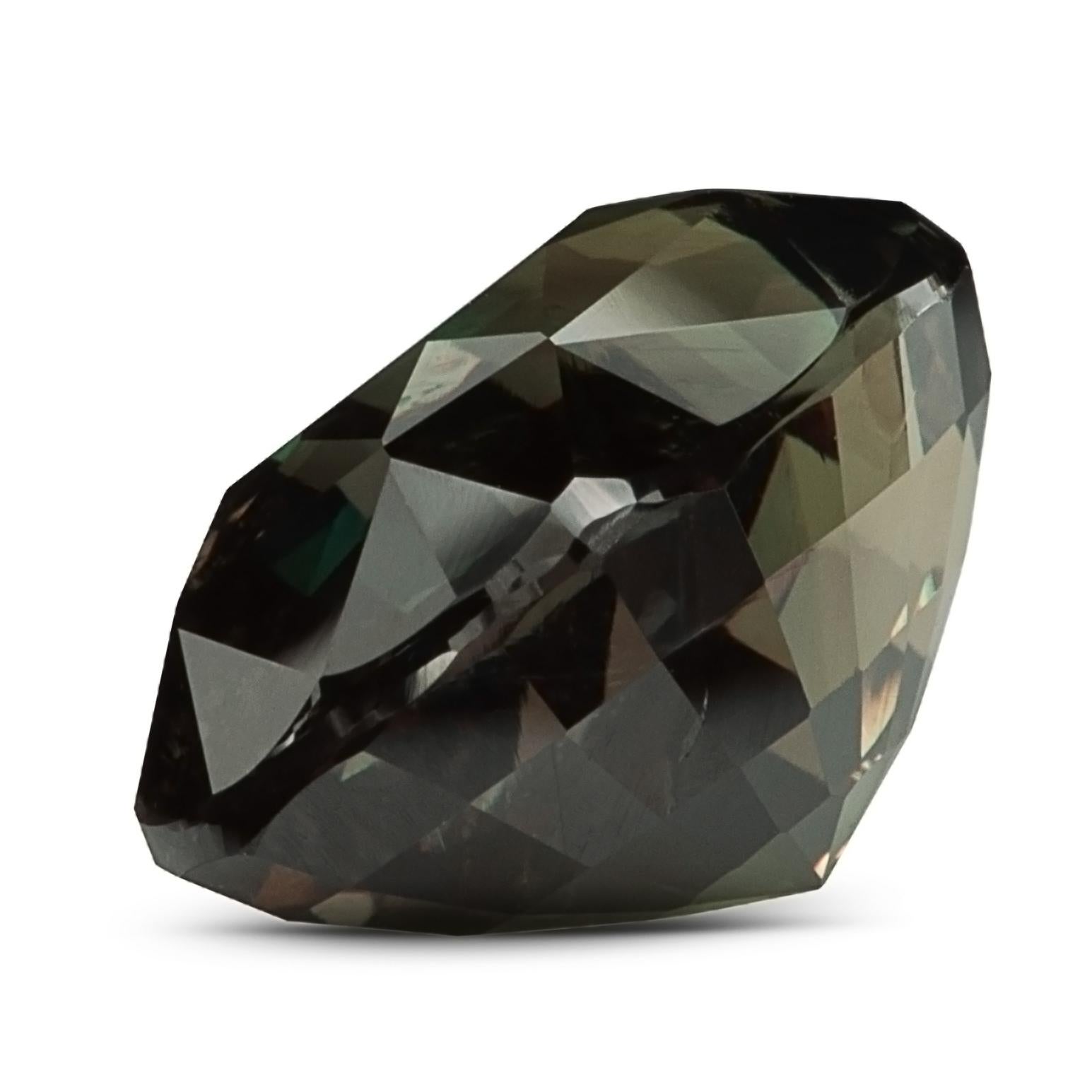 Brilliant Cut GIA Certified 3.05 Carat Natural Alexandrite, Precious Stone for Jewelry Making For Sale