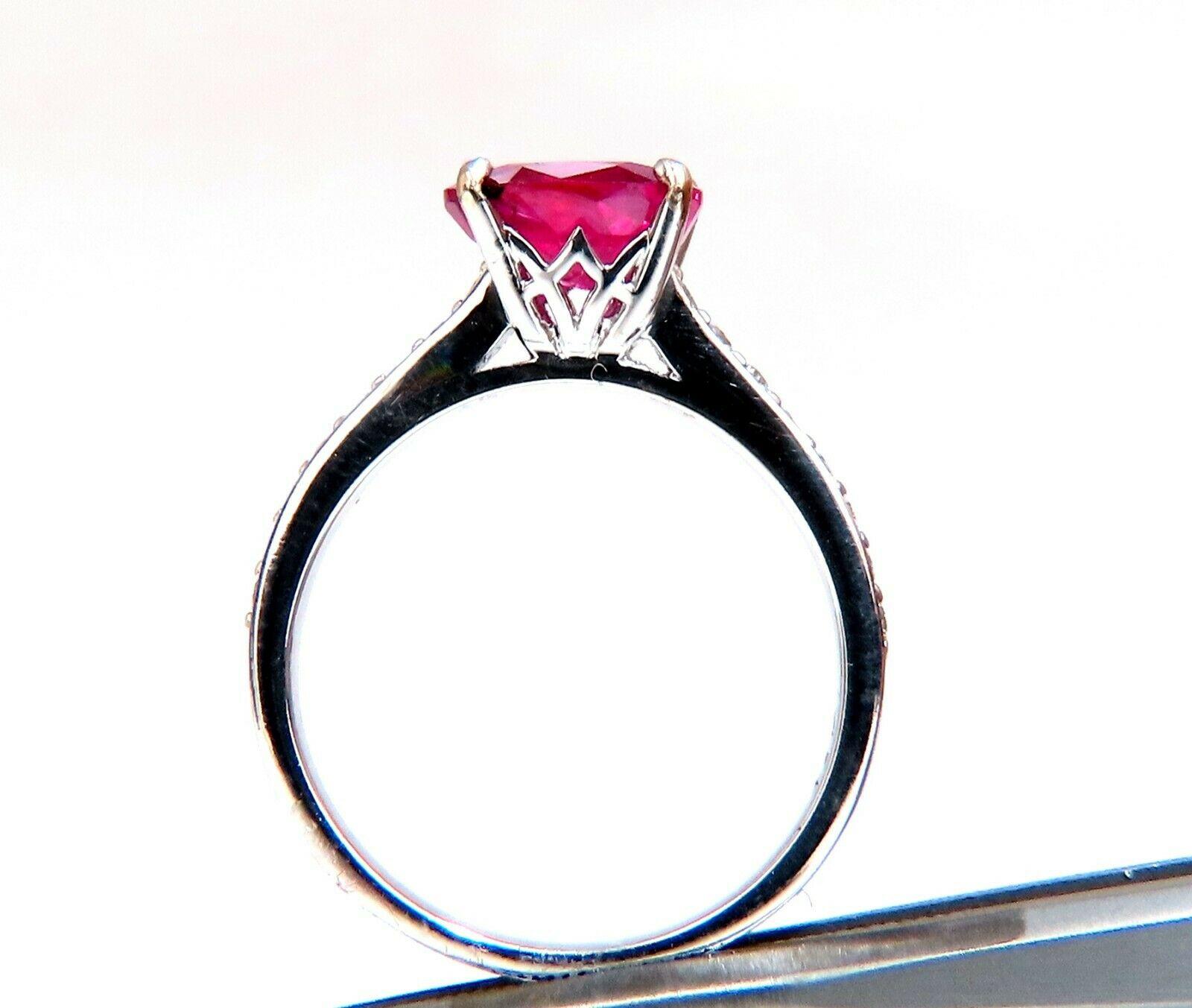 GIA Certified 2.06Ct Natural Ruby Ring

Report:  5191466545

Oval cut

Clean Clarity & Transparent

8.42 X 6.60 X 4.13mm

GIA: 