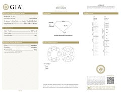 GIA Certified 3.07ct Cushion Diamond I VS1 Loose or Set in Solitaire Ring