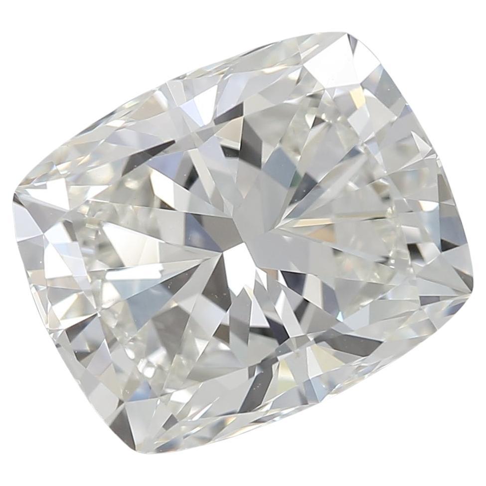 Diamante a cuscino certificato GIA 3,07ct I VS1 sciolto o incastonato in un anello solitario