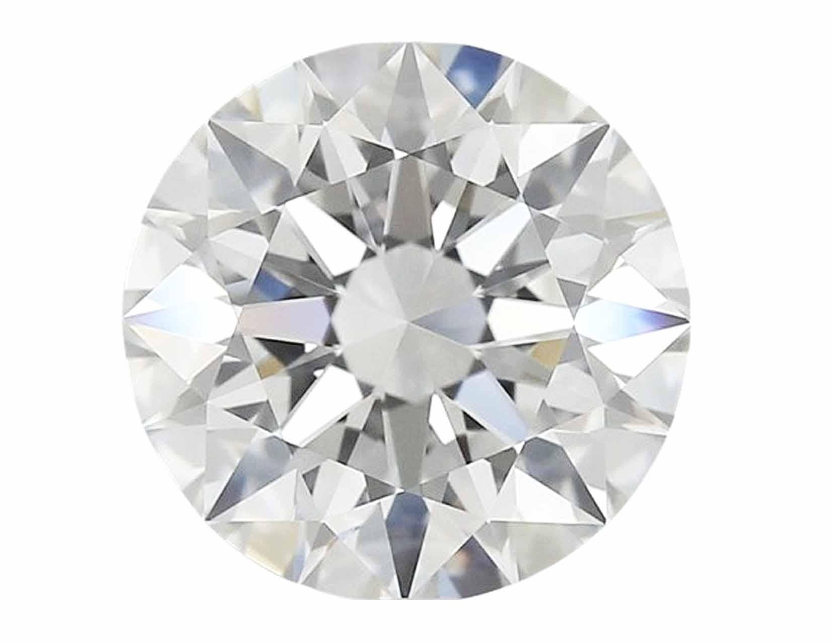 Art déco GIA Certified 3.10 Carat Round Cut Diamond Art Deco Style Platinum Ring en vente