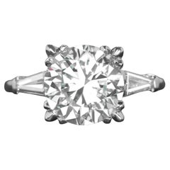 Platinum Three-Stone Rings