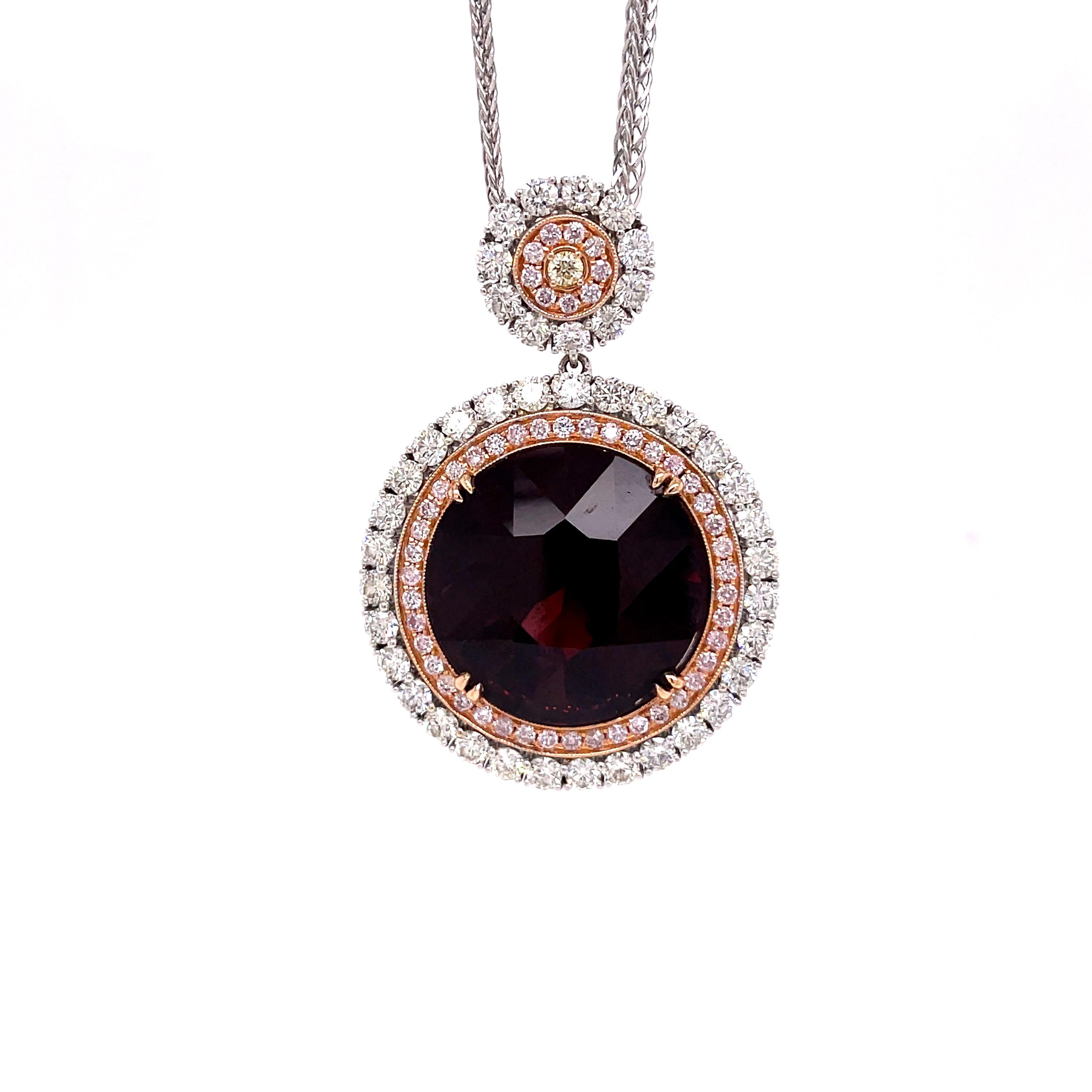 red spinel necklace