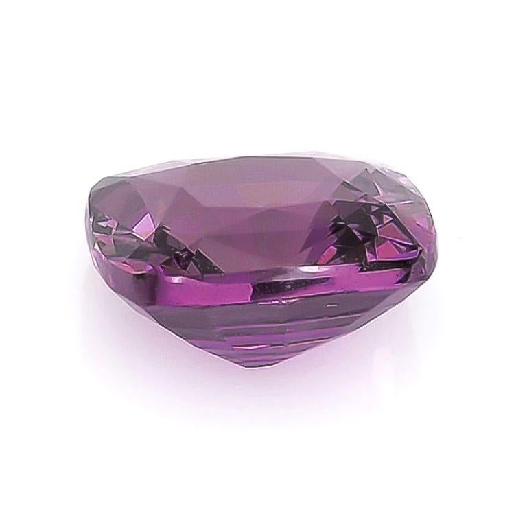 GIA Certified 3.12 Carats Unheated Purple Sapphire In New Condition For Sale In Los Angeles, CA