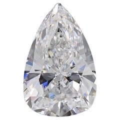 GIA Certified 3.18 Carat, D Color, SI2 Clarity, Pear Brilliant Cut Loose Diamond