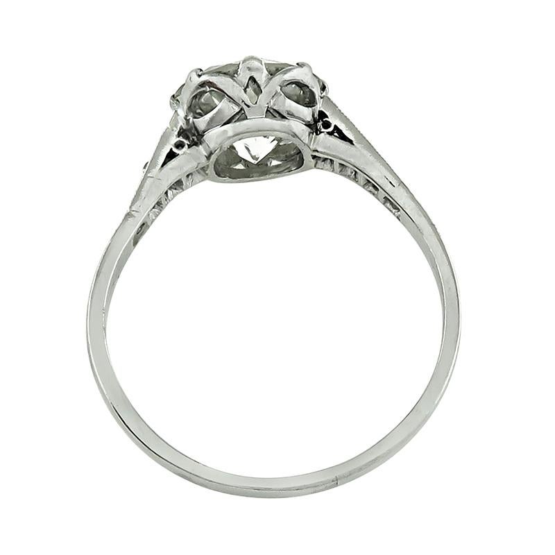 Bague de fiançailles avec diamants de 3,18 carats certifiés GIA Bon état - En vente à New York, NY