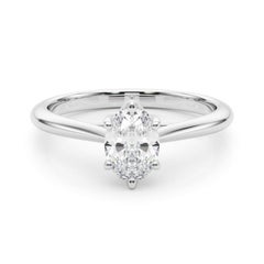 Anillo de diamantes rosa ovalado solitario de 3,21 quilates con múltiples puntas, certificado por el GIA