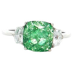 GIA Certified 3.25 Carat U-V Colour VS1 Clarity Diamond Ring