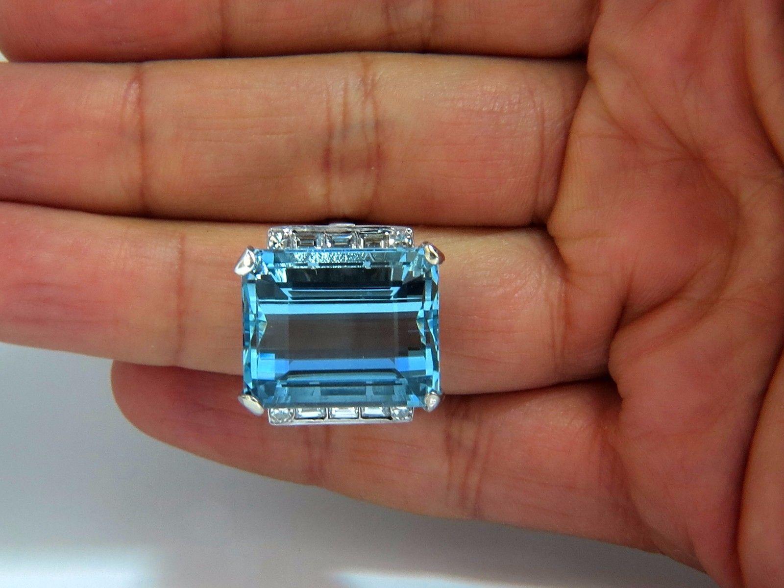 Aquamarine Collections

GIA Certified 32.34ct. Natural Aquamarine Ring

 Excellent clean clarity

Octagonal Step cut (emerald cut).

Vivid Blue Aqua color.

Brilliant sparkles from all angles

Pristine Transparency

Report: 1176479831

20.38 x 16.73
